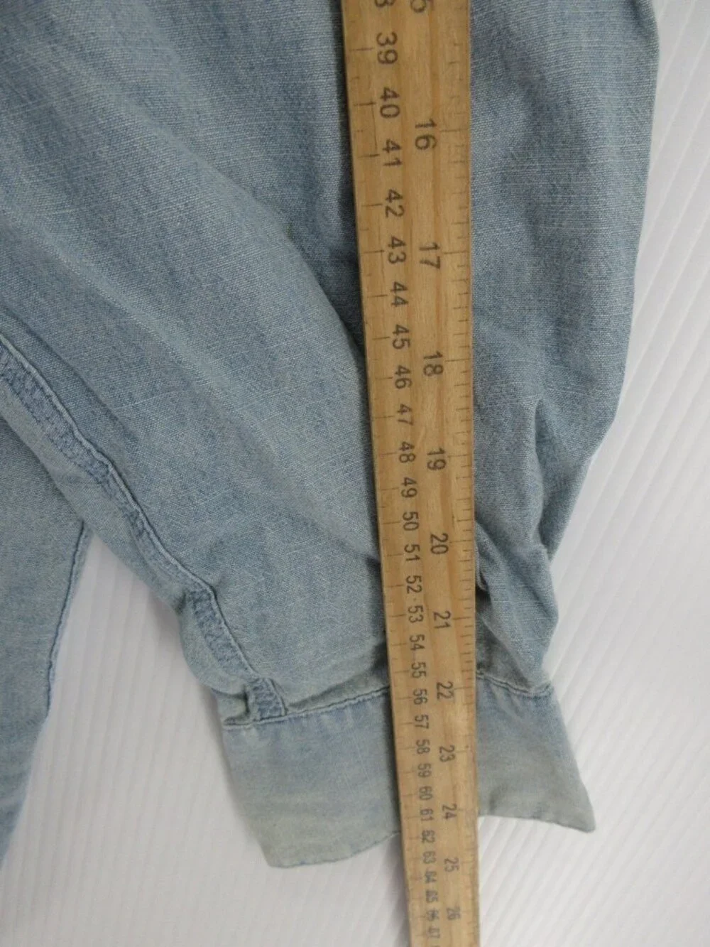 Polo Ralph Lauren Shirt 2XB Big Chambray US RL Naval Res Workwear